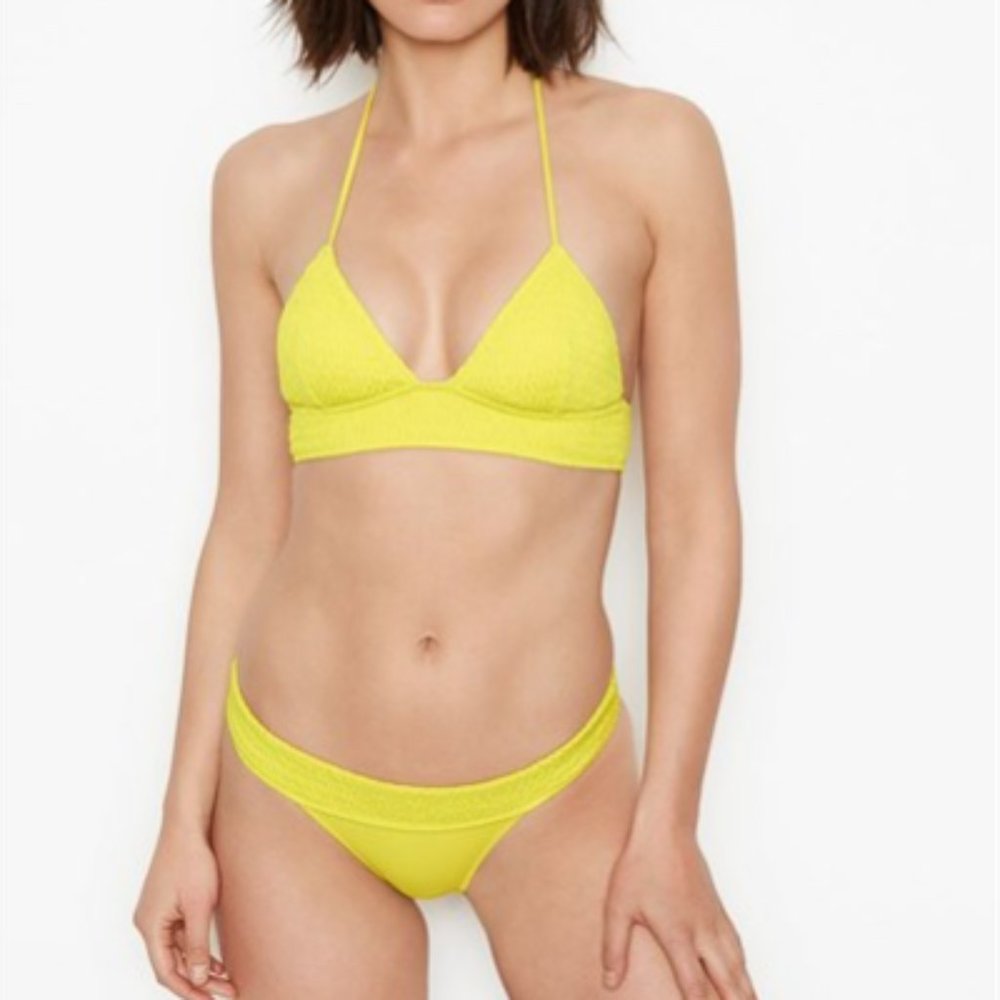 Victoria's Secret Yellow Bikini Swim Bottom BNWT